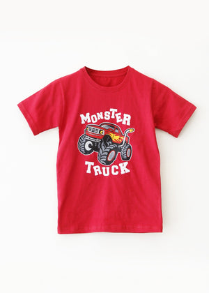 Red Monster Truck T-Shirt