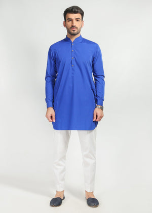 ROYAL BLUE SHORT KURTA KUP334-RBU