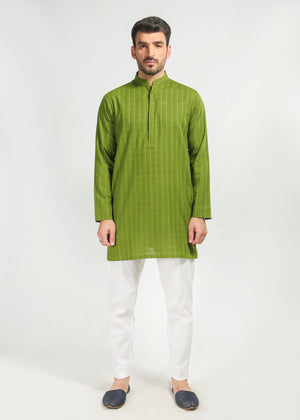 SELF PRINTED KURTA KUP333-GRE