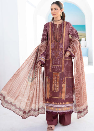 Saira Bano Embroidered Lawn - D07