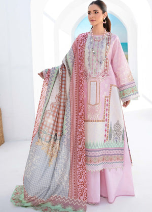 Saira Bano Embroidered Lawn - D08