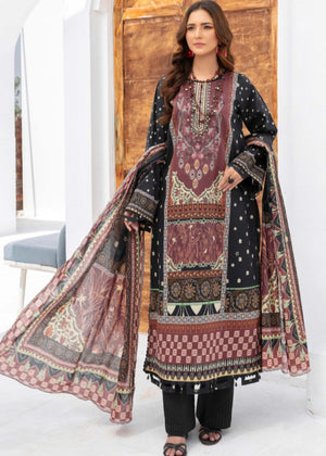 Saira Bano Embroidered Lawn - D09