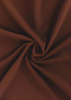 Dark Brown-Chiffon Georgette