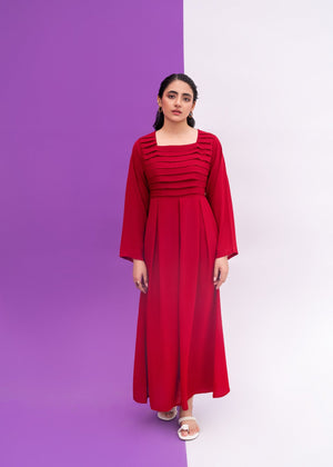 Deep Maroon Long Maxi Dress