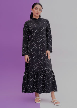 Polka Dot Long Maxi Dress