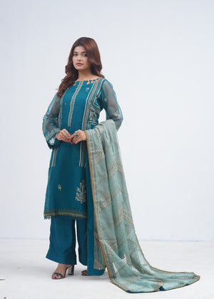 Persian Green - 3 Piece Unstitched