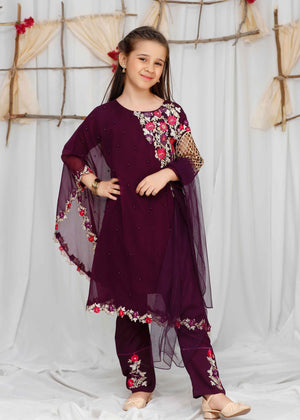 Pearl Cape Shirt Kids - Purple - 8625