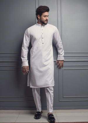 WHITE KURTA PAJAMA