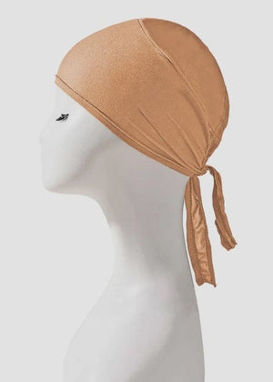 Beige -Hijab Cap