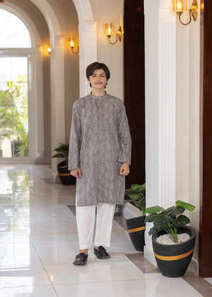 SELF COTTON KURTA TROUSER