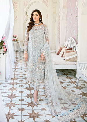 Gulaal - Avenir Embroidered Net 3-Piece Suit WS-01