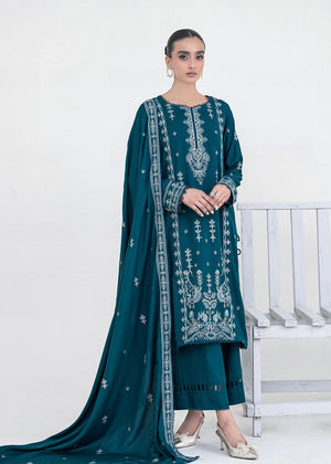 3 Piece - Embroidered Karandi - 01