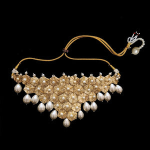 Zar - Drop Pearl Neckpiece