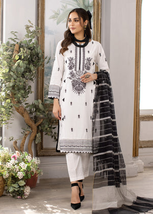 Embroidered Lawn Suit -2688