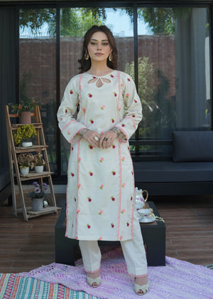 2PC EMBROIDERED LAWN EMB-R24-0006