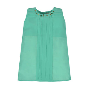 Jade Pleated Top