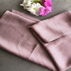 Mauve Pink- Crinkle Silk Hijab