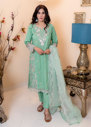 Embroidered Lawn Suit-2704