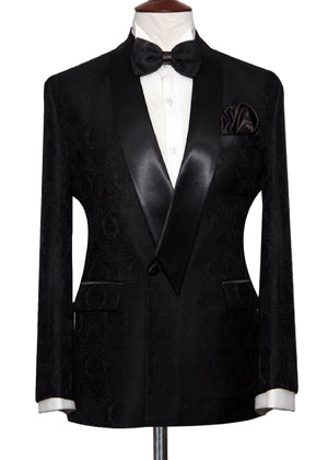 Royal Black Tuxedo Suit