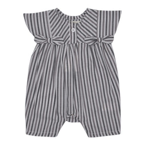 Grey Stripes Romper