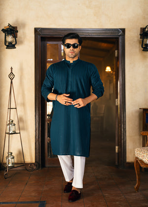 Turkish Green Mens Kurta