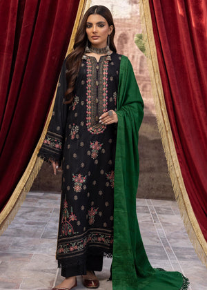 DH-29 : Unstitched Luxury Embroidered Dhanak 3PC