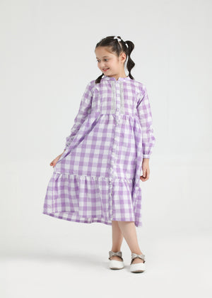 Lilac Cotton  Dress