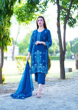 Noor e Roshni Chiffon Zinc