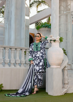 Seline - Stitched Lawn - Dahlia Collection'24 by Reema Ahsan