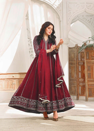 Kashish Maroon 3 pieces