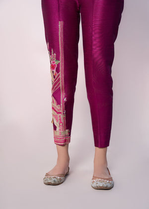 Fucshia pants