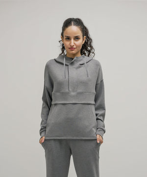 Women's LuxeStretch Mock Neck Hoodie