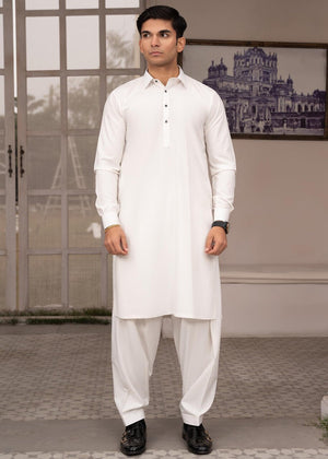 Off White Shalwar Kameez