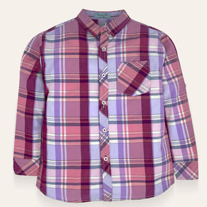 Purple Check Shirt