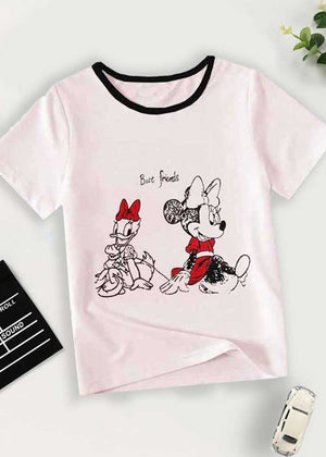 Girls Mickey Mouse (Best Friend`s) T'shirt