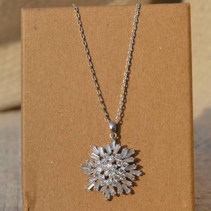 Crystal Snowflake Necklace