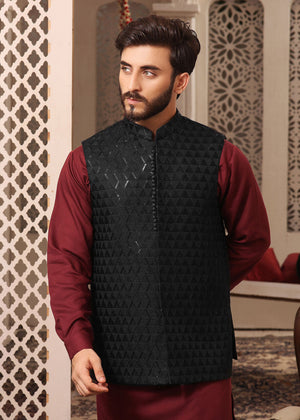 Festive Waistcoats -black Enigma- Menswear