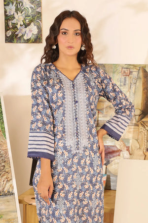 1 Piece - Digitally Printed Lawn Shirt -8060