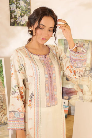 1 Piece - Digitally Printed Lawn Shirt -8059