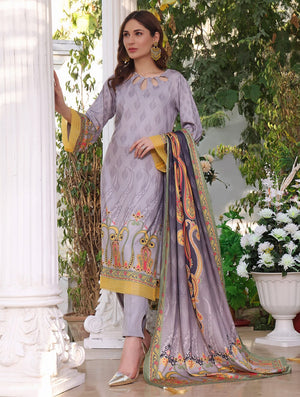 Printed Linen Suit with Printed Dupatta KTE-1642