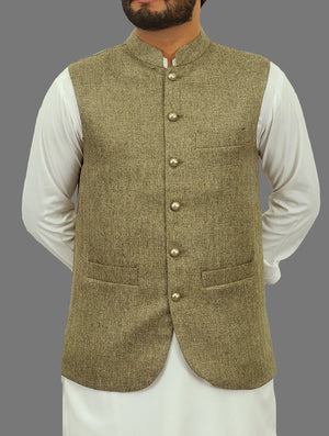 WAISTCOAT WCAB-002 Olive Green