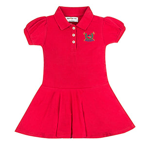 Red Club Polo Dress