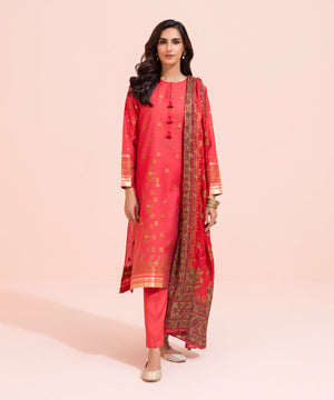 3 Piece - Luxury Jacquard Suit