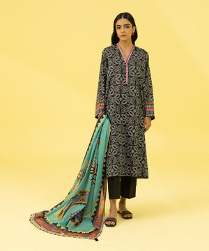 2 Piece - Printed Lawn Suit - 0002PDY23V41