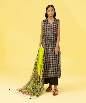2 Piece - Printed Lawn Suit - 0002PDY23V42