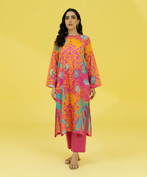 2 Piece - Printed Lawn Suit - 0002PDY23V49