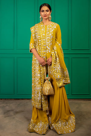 Yellow Georgette