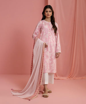 2 Piece - Printed Lawn Suit - 0003CDY23V31