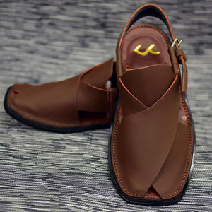 Kurta Corner - Leather Sandal 003 - Chocolate Brown