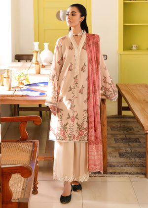 FLORID HEAVEN-3PC DIGITAL PRINTED LAWN SUIT